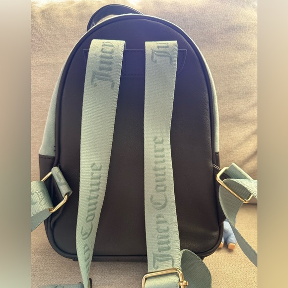Juicy Couture Dusty Blush Velour Heritage Backpack Mini